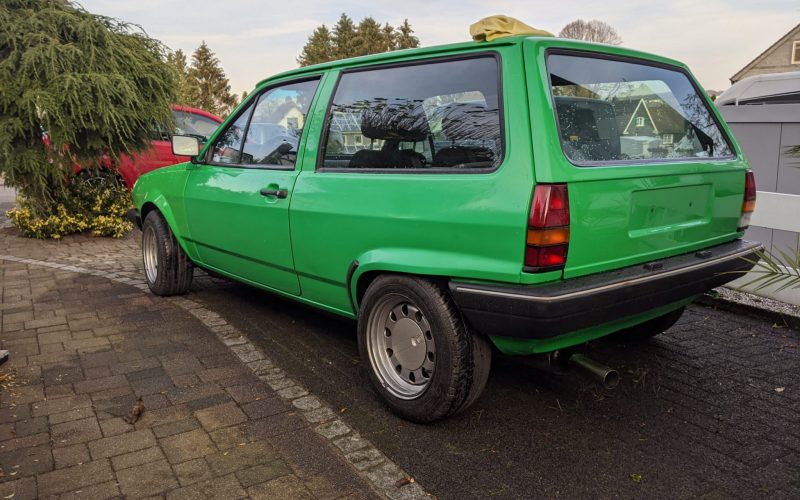 Aufbau eines VW Polo Steilheck 86C Bj. 1987