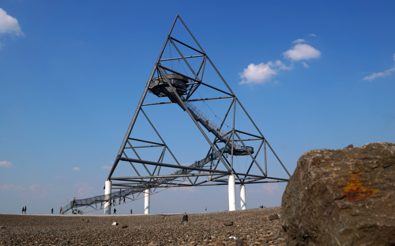 ⛰️ Bottrop – Hoch hinaus zum Tetraeder auf der Halde Beckstraße
